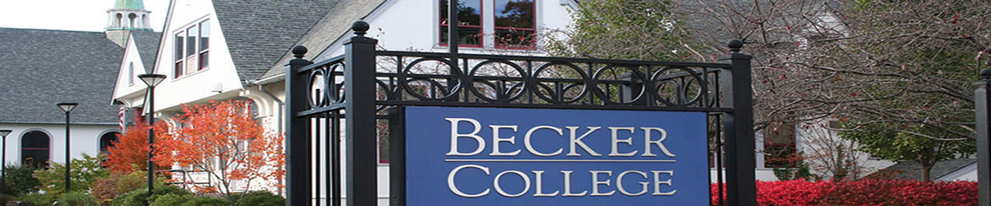 Becker College banner